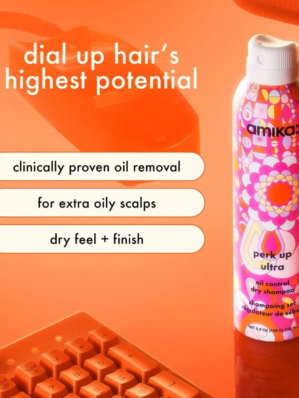 Amika  Perk Up Ultra Dry Shampoo 5.3oz, Pack of 3